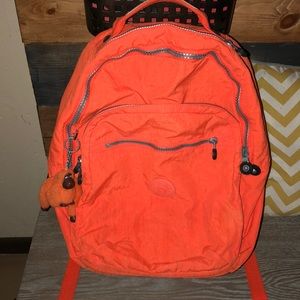 Kipling orange backpack